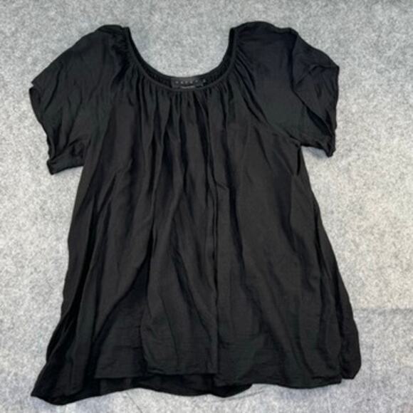 Hatch Cecilia Maternity Top Size 0 XS Black Lightweight Gauzy - Picture 1 of 4